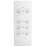 Confezione da 2 prese telecomandate per uso esterno + telecomando - GAO - 230 V - Nero