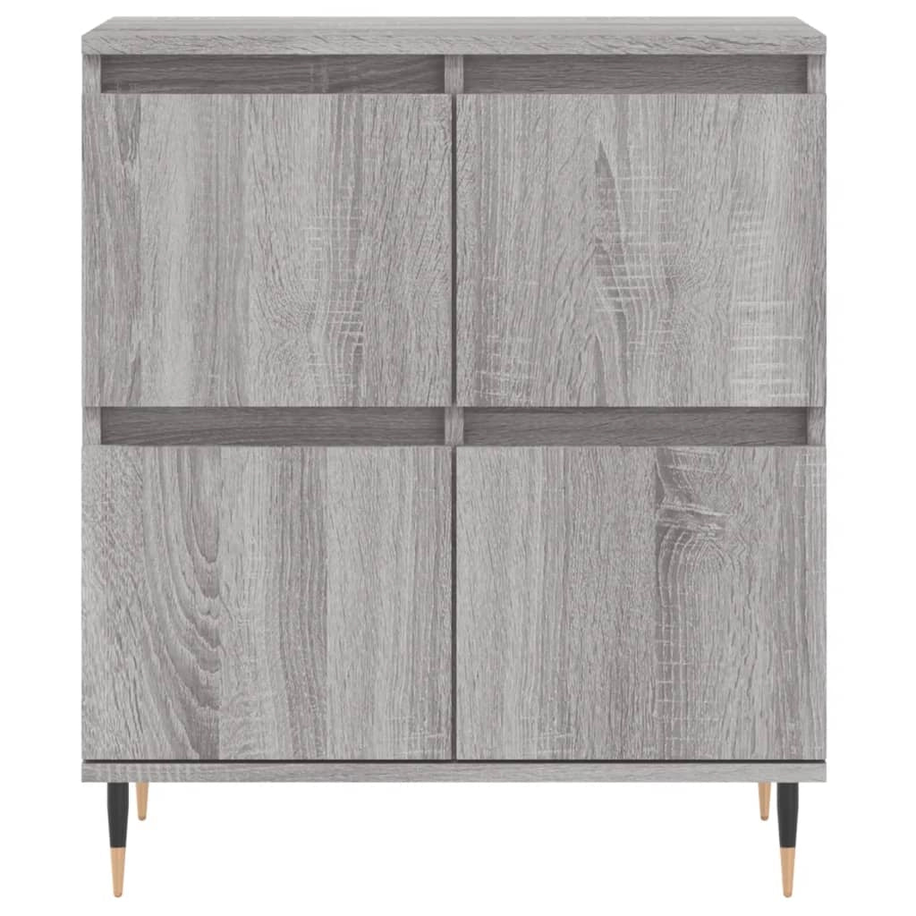 Buffet credenza cassettiera armadio mobile contenitore organizer cucina soggiorno salotto Sonoma 60 x 35 x 70 cm legno ingegnerizzato grigio 02_0036394