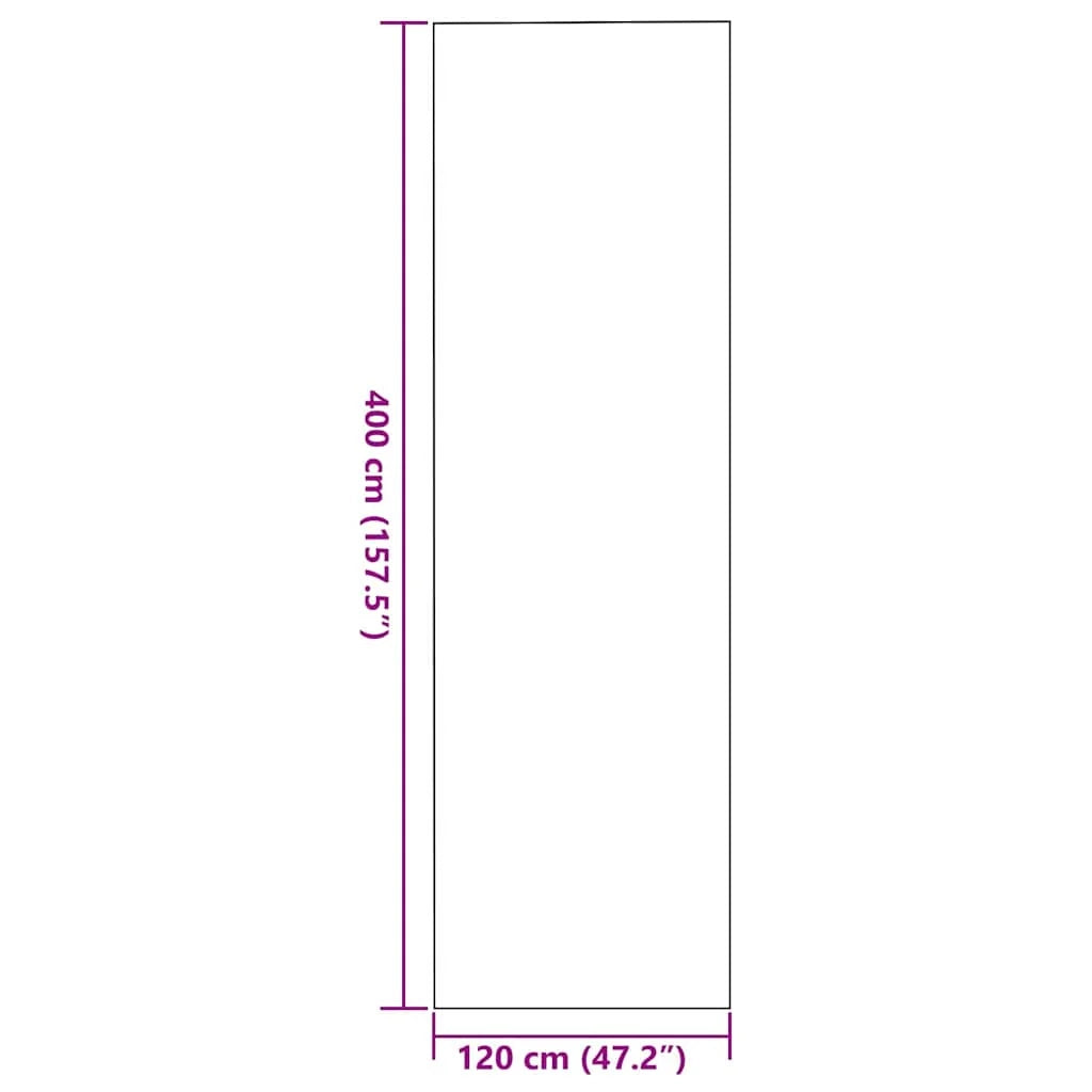 Zerbino d'ingresso moderno rettangolare 120 x 400 cm design ecologico base antiscivolo in poliammide nero 02_0057971
