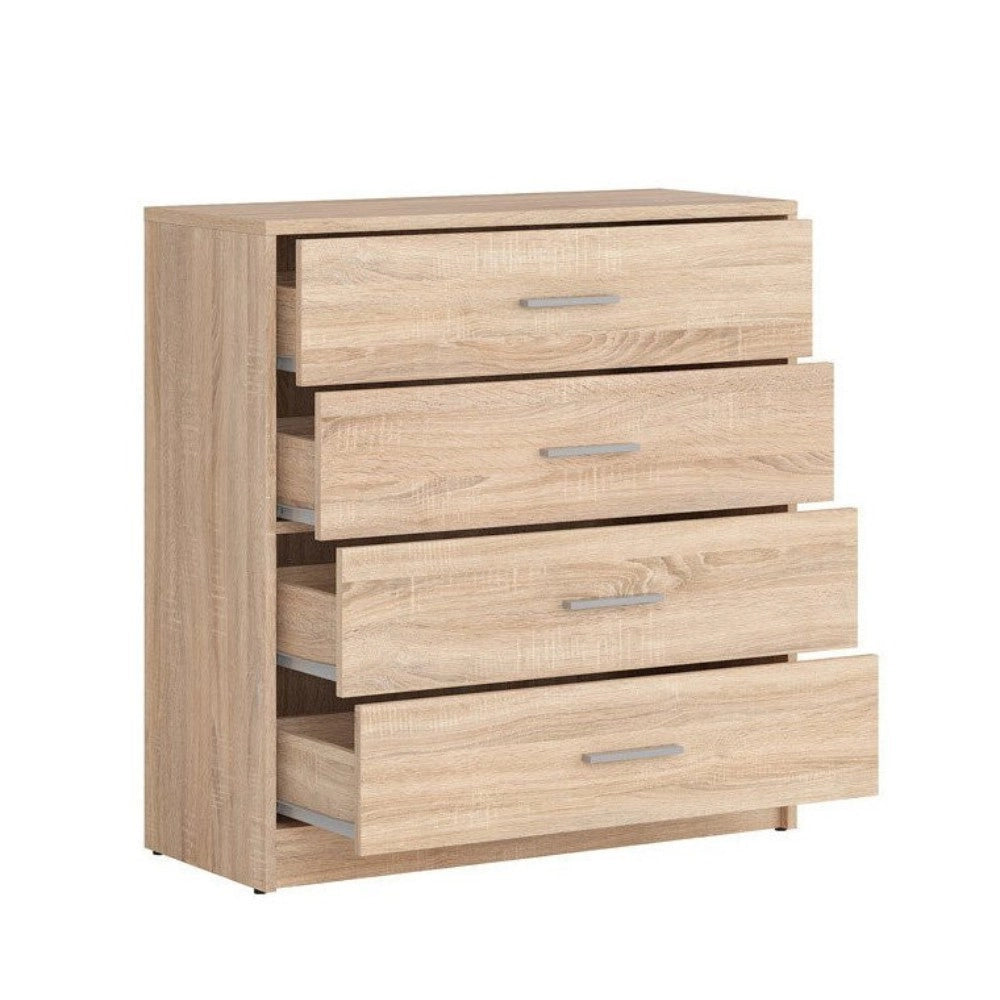 (2c) Cassettiera rovere 90x45x93.5 cm