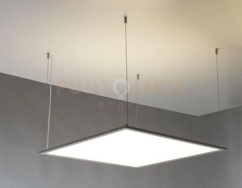 PANNELLO LED BIANCO 40W 5600LM 4000K 59,5X59,5X0,9CM BIEMISSIONE