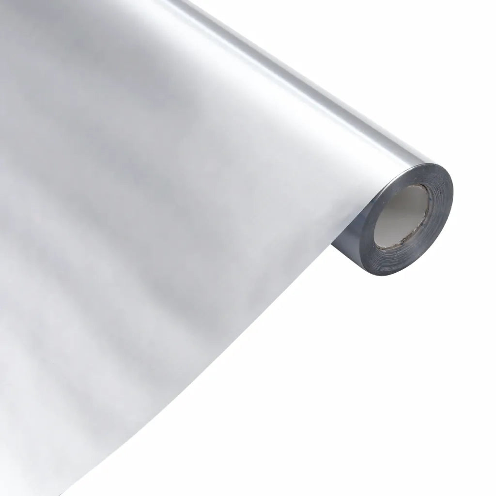 Adesivi per Mobili Autoadesivi Argento 90x500 cm in PET CFW6364133