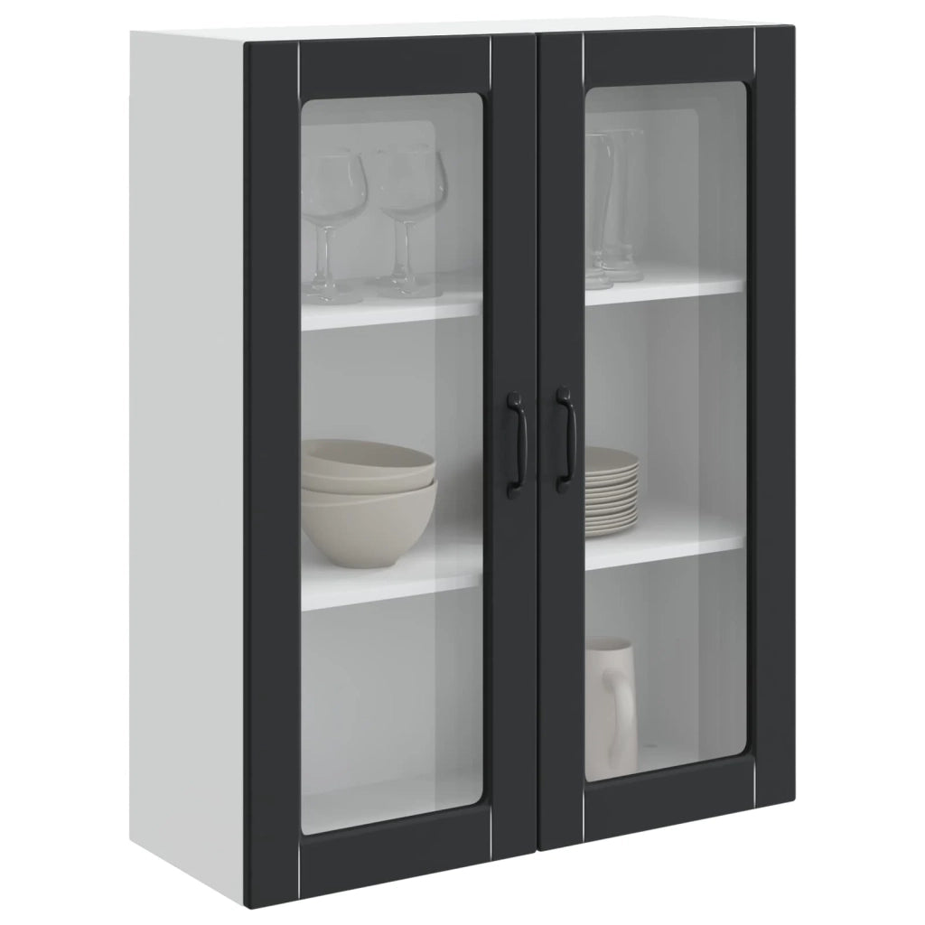 Mobile da cucina-Armadio da cucina Nero 80 x 31 x 100 cm Legno multistrato 833561