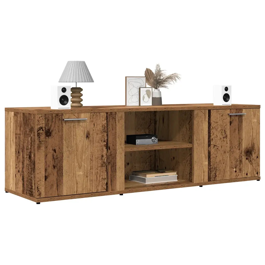 Mobile Porta TV Legno Antico 120x34x37 cm in Legno Multistrato 855974