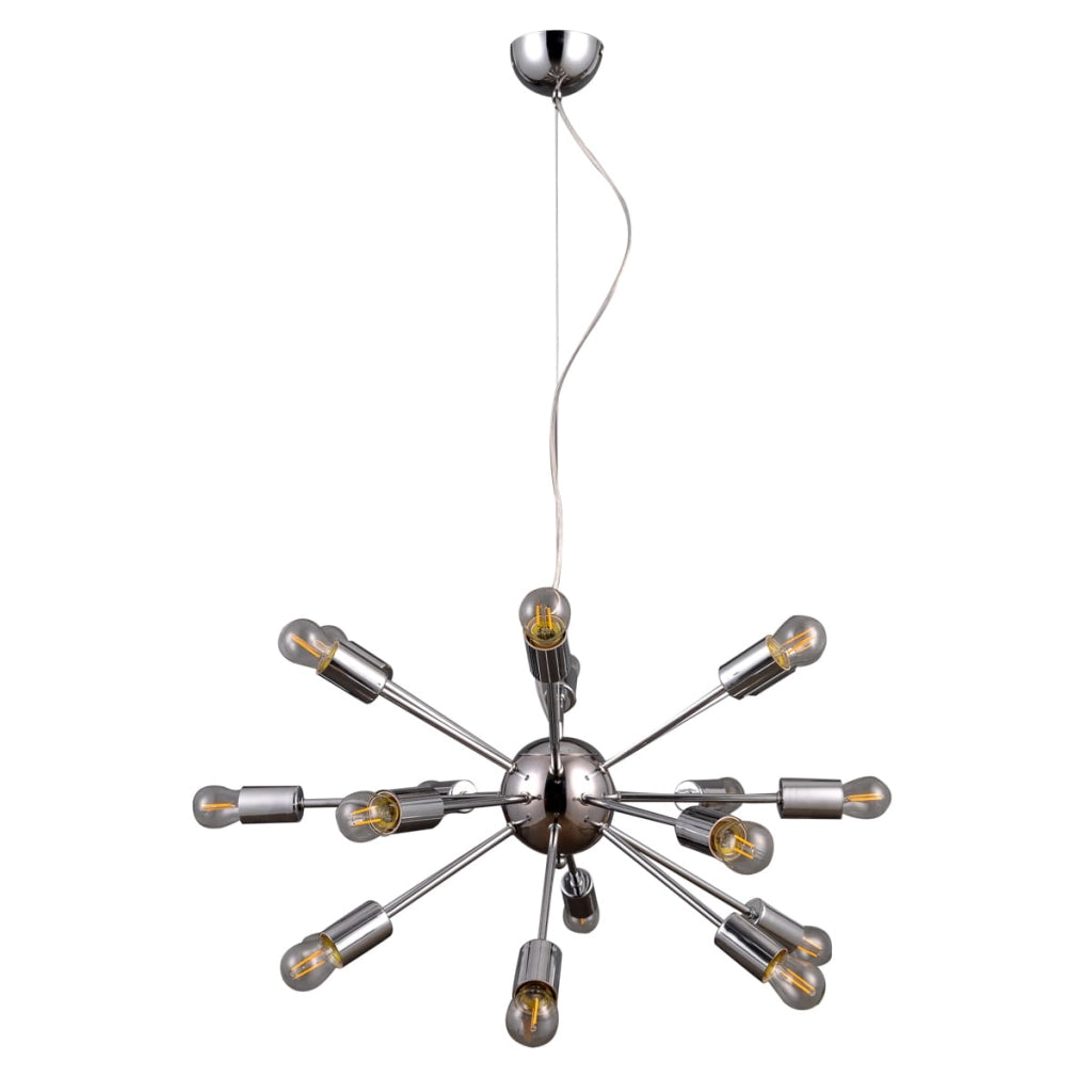 Lampadario Italux Theo moderno cromato 18xE27 AD20000-18A