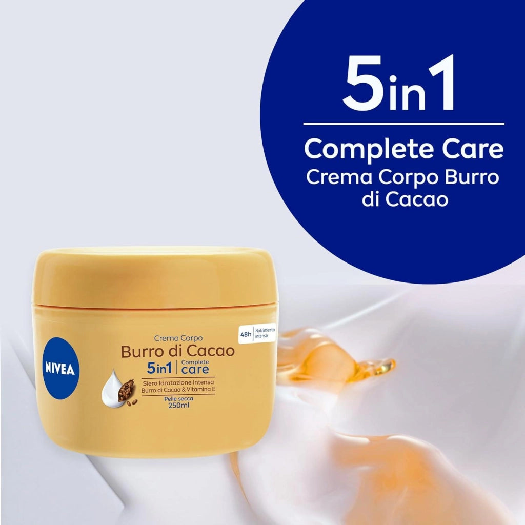 NIVEA CREMA CORPO PELLE SECCA BURRO CACAO 250ML