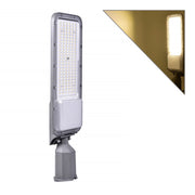 LAMPIONE STRADALE LED 100W GRIGIO LUCE NATURALE 4000K° - ILLUMINAZIONE PER ESTERNI IP65