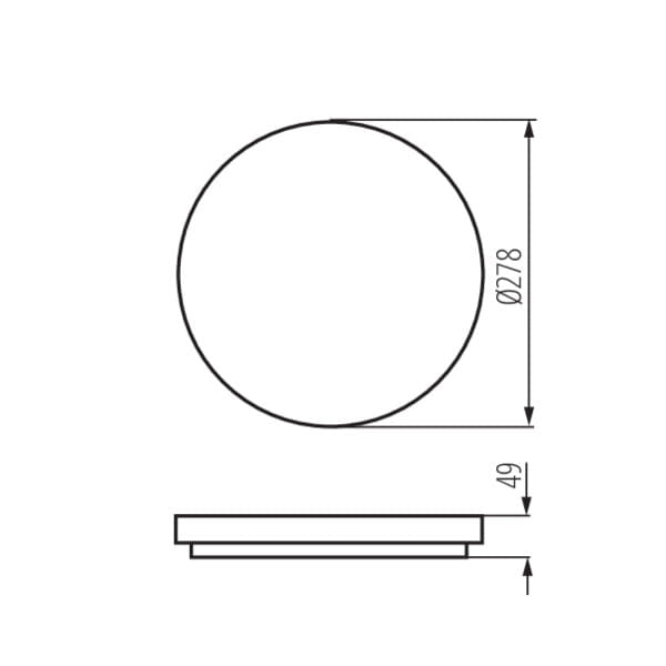 Kanlux Plafoniera VARSO LED 18W 4000K 1700lm IP54