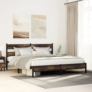 Giroletto senza Materaso in Metallo Rovere Fumo 183x213 cm 3308483