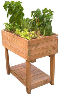 Ortolegno 2 Ripiani 80x50x80 cm in Legno di Conifera Taini