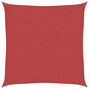 Vela Parasole | Telo Ombra | Vela da ombra 160 g/m2 Rossa 2,5x2,5 m in HDPE