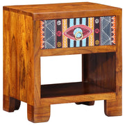 Credenza Multicolore 40 x 35 x 45 cm legno massello di acacia 4016510