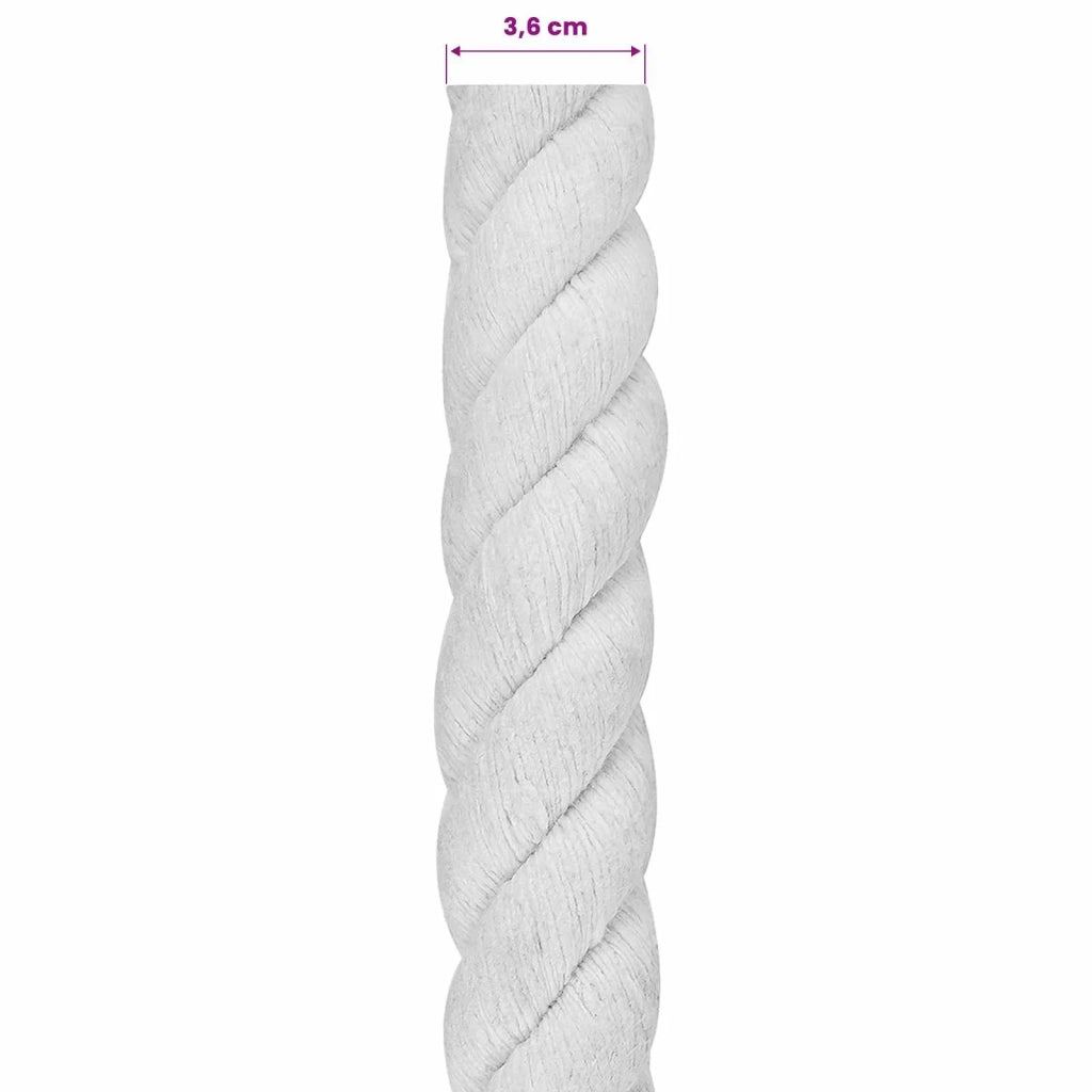 Corda Bianco 3,6 x 3,6 x 500 cm Cotone 42011881