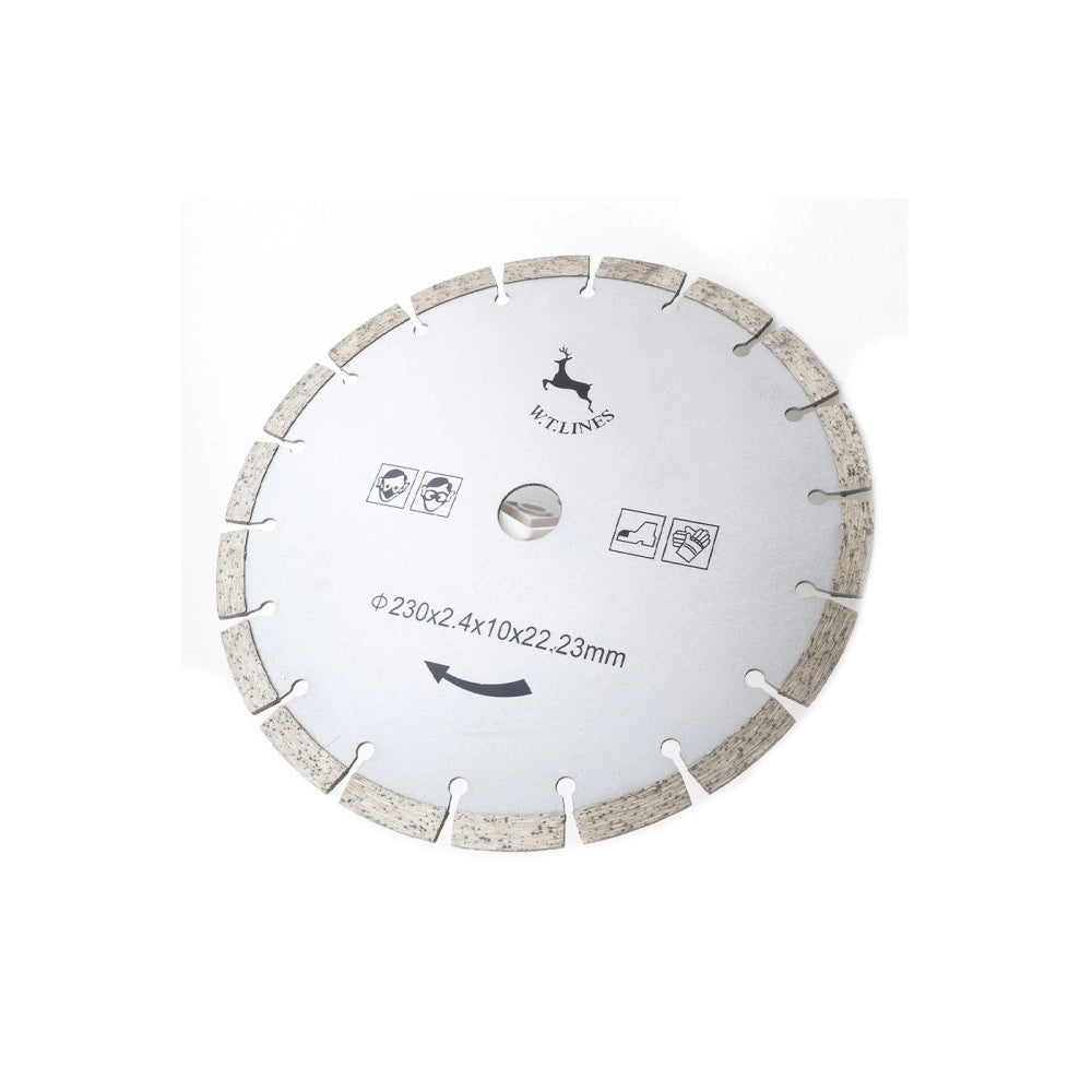 Trade Shop - Disco Diamantato Taglio Marmo Cemento Mattoni Pietra Sega Circolare ø230mm -