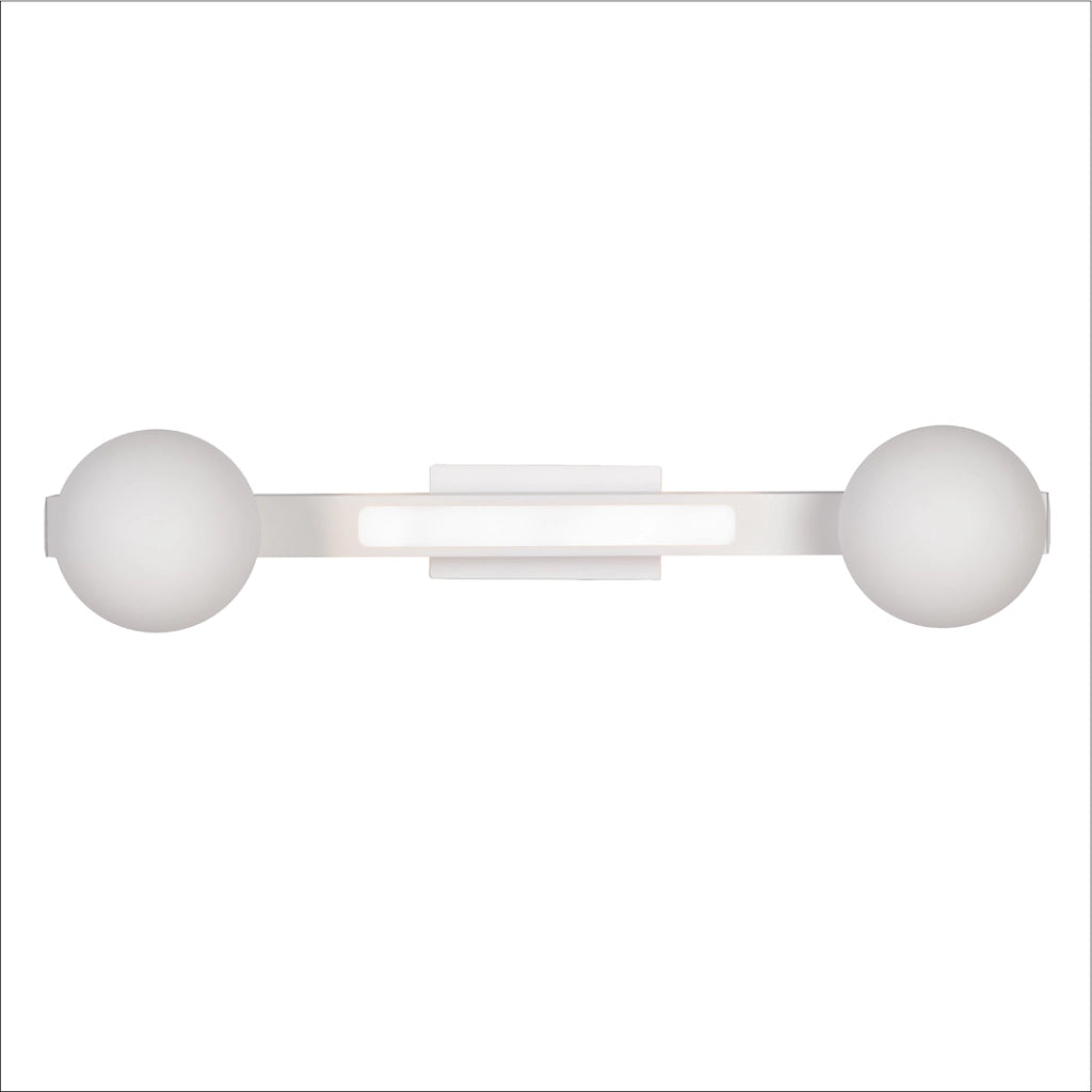 Applique moderna bianca LED 13W CCT 2xG9 Magnet Milagro