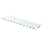 Pannello per mensola in vetro trasparente 80 x 20 cm 2702199/2