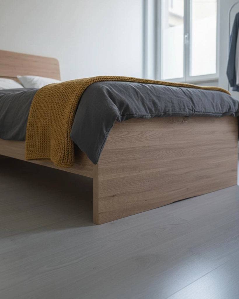 Letto Comby con fascioni e pediera - Letto una piazza e mezzo 127 x 197 - Struttura virginia - Rete e materasso esclusi_