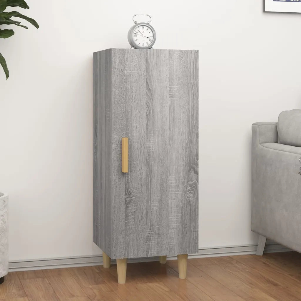 Credenza-Buffet-Armadio da cucina Grigio Sonoma 34,5x34x90 cm in Legno Multistrato 631117
