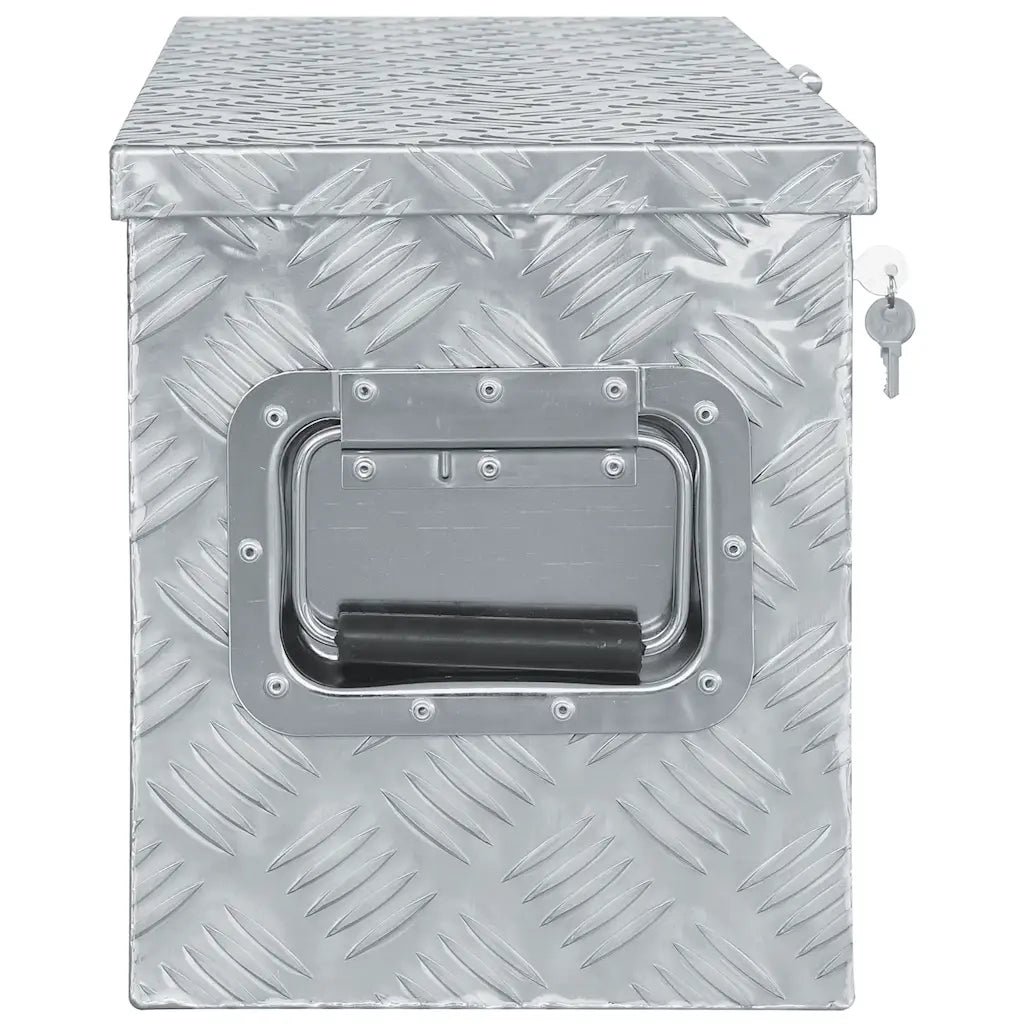 Cassetta in Alluminio 80,5x22x22 cm Argento cod mxl 15480