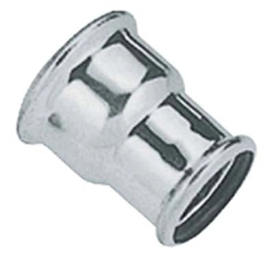 MANICOTTO RIDOTTO CANOTTO CR - OTTONE CROMATO MM 40/32 + ORING- 10 pezzi