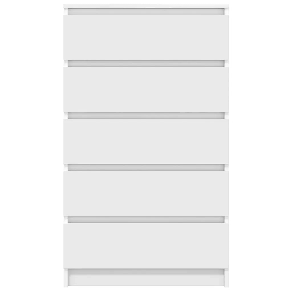Cassettiera Bianca 60x36x103 cm in Legno Multistrato 823016