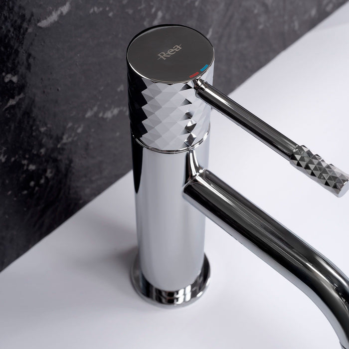 Rubinetto Da Lavabo Rea Lungo Diamond Chrome