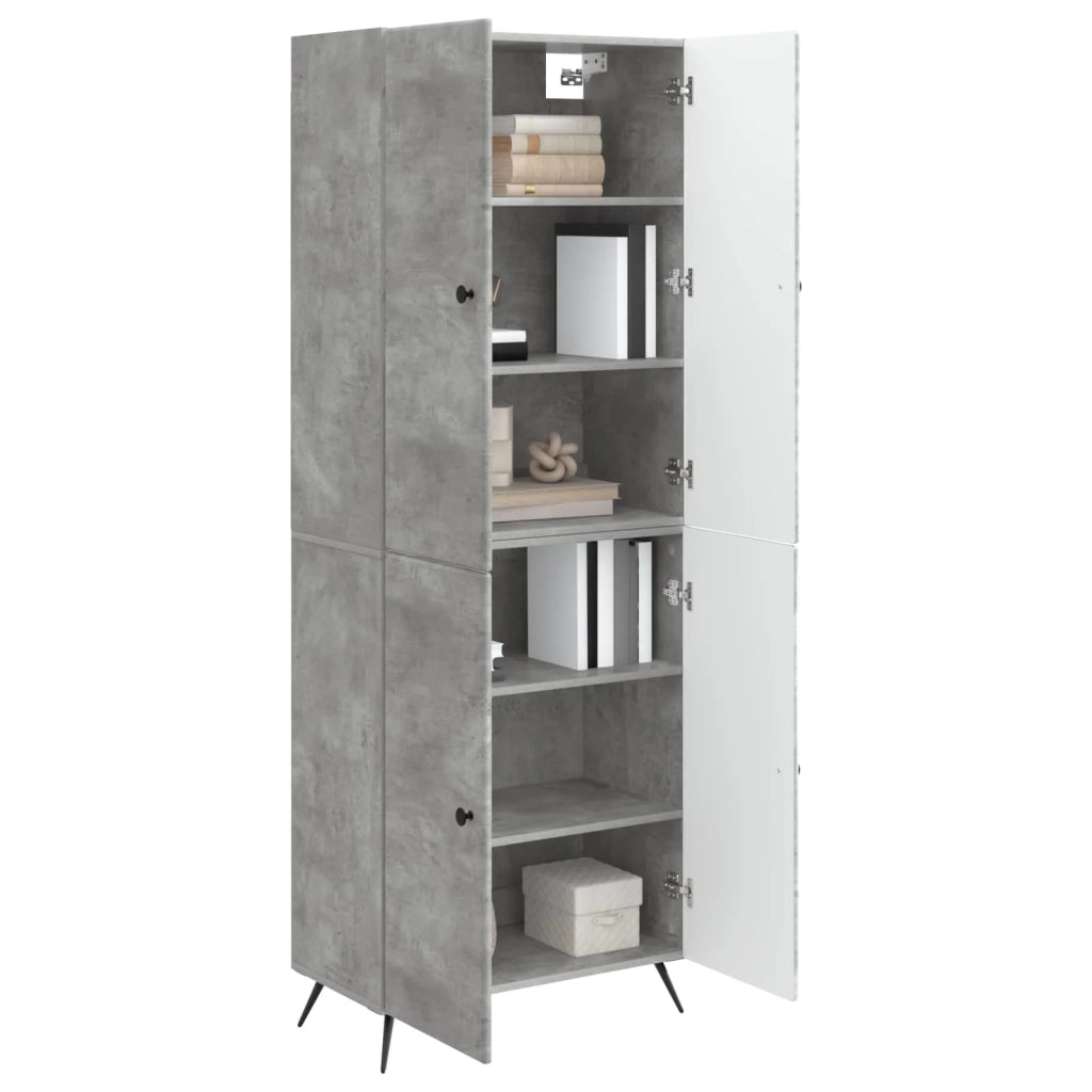 Set di armadi 2 pcs Grigio Cemento Legno ingegnerizzato 3416865