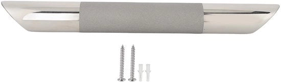 Maniglia da doccia antiscivolo a manubrio 29 cm - protezione di sicurezza con supporto pedale - realizzata in acciaio inossidabile 304 - progettata ergonomicamente