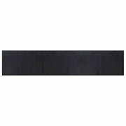 Tappeto del soggiorno | Tappeto Rettangolare Nero 60x300 cm in Bamb¨´