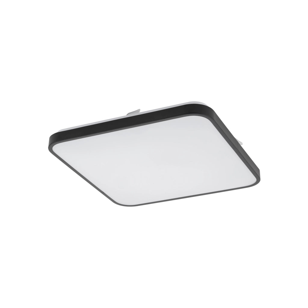 Plafoniera bagno Agnes LED 32W 43,5cm IP44 nera Nowodvorski