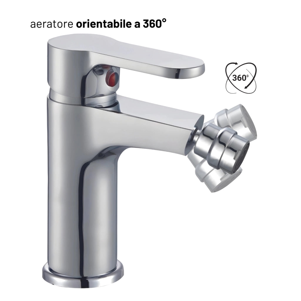 Miscelatore rubinetto bidet cromato bagno casa *** confezione 1