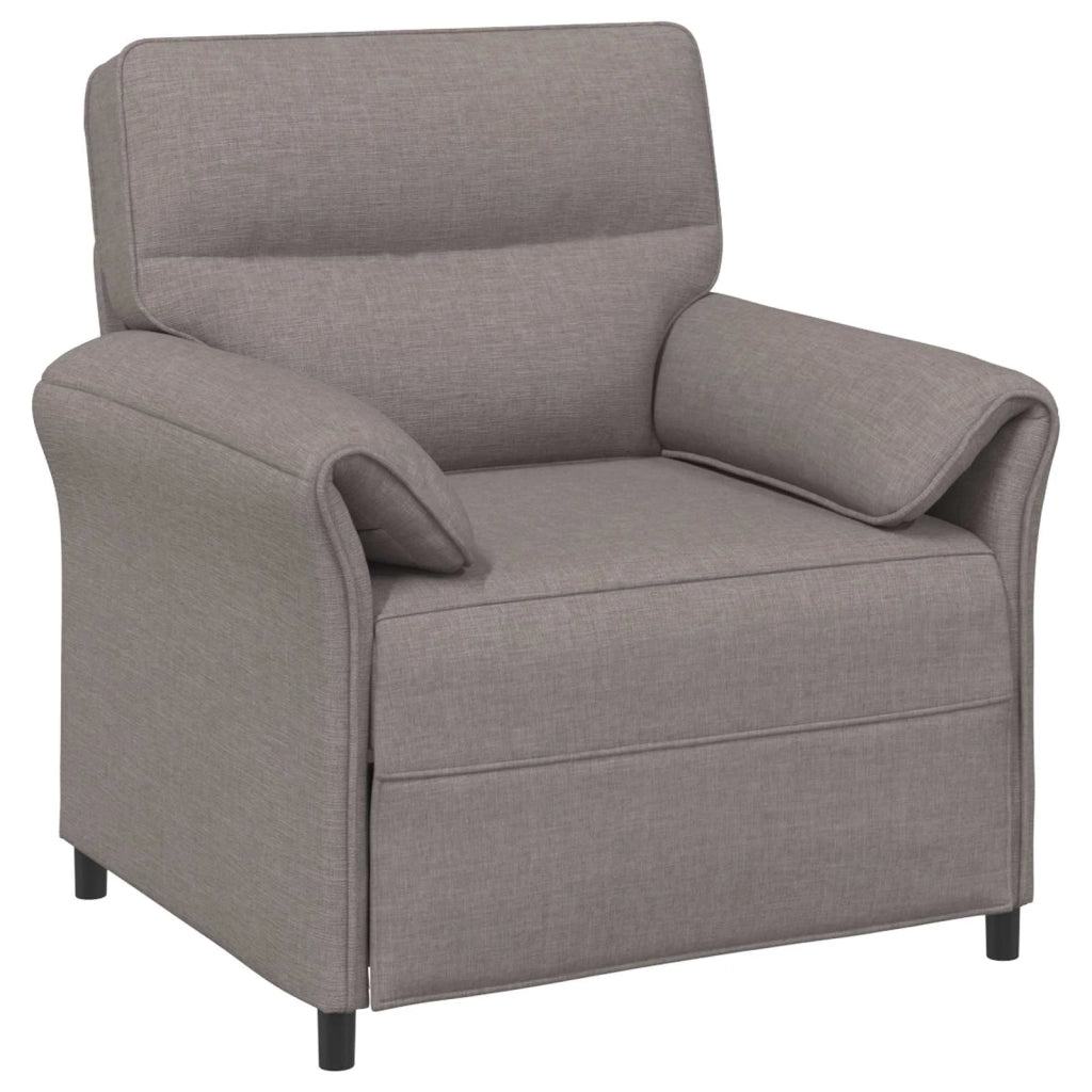 Set di divani 2 pz Tortora Tessuto 3424877