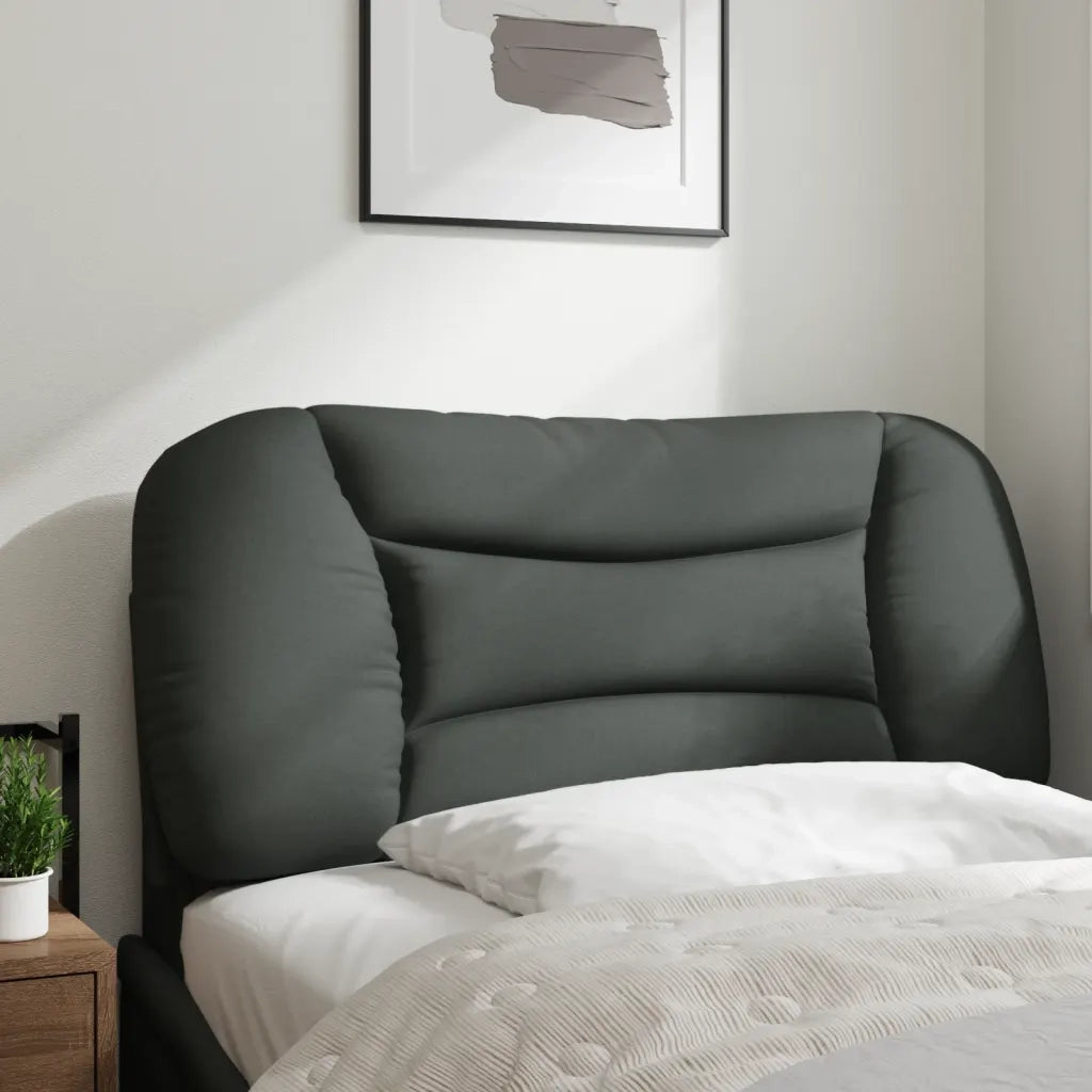 Cuscino Testiera Hvar Grigio Scuro 90 cm in Tessuto CFW2405145