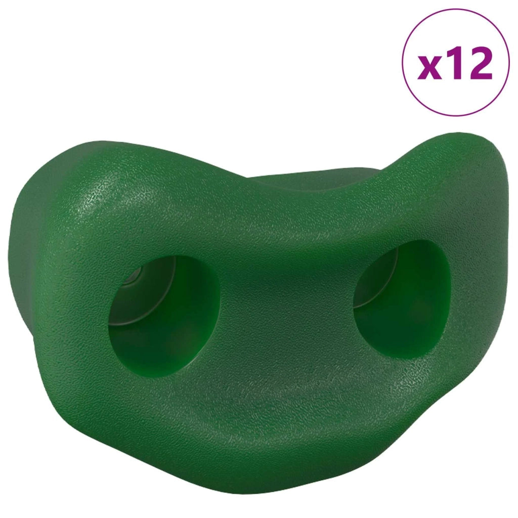 Presina da arrampicata 12 pcs Verde 100 x 67 x 43 mm PP 865010