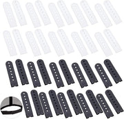 Estensioni di gomito per tubi in PVC, 20 pezzi, con dop regolabile e estensioni di dimensione ridotta, nero e bianco