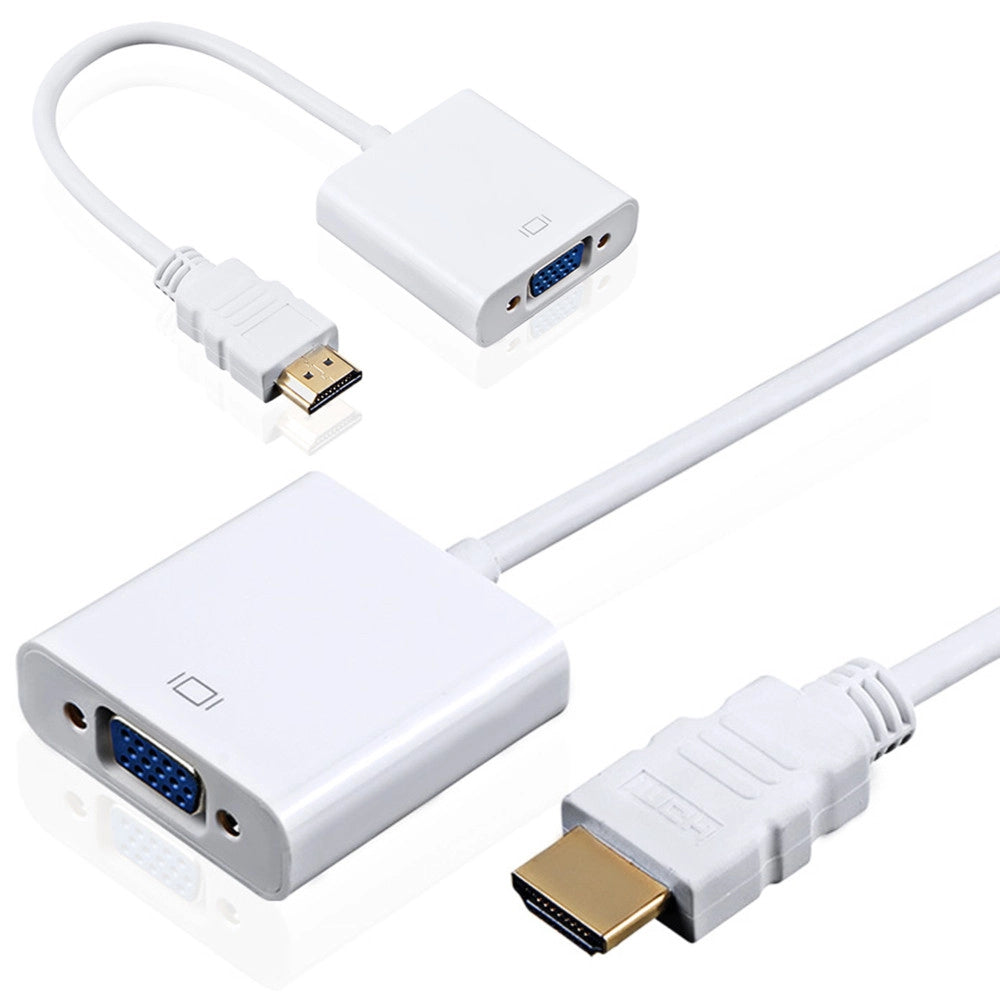Trade Shop - Cavo Adattatore Convertitore Hd Da Hdmi Maschio A Vga Femmina Segnale Hdtv -