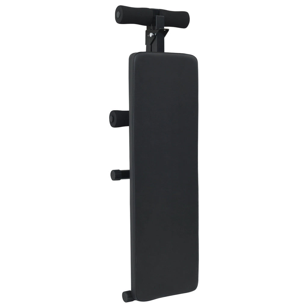 Panca per Sit Up 150 kg Pieghevole e Altezza Regolabile 48-68 cm Acciaio