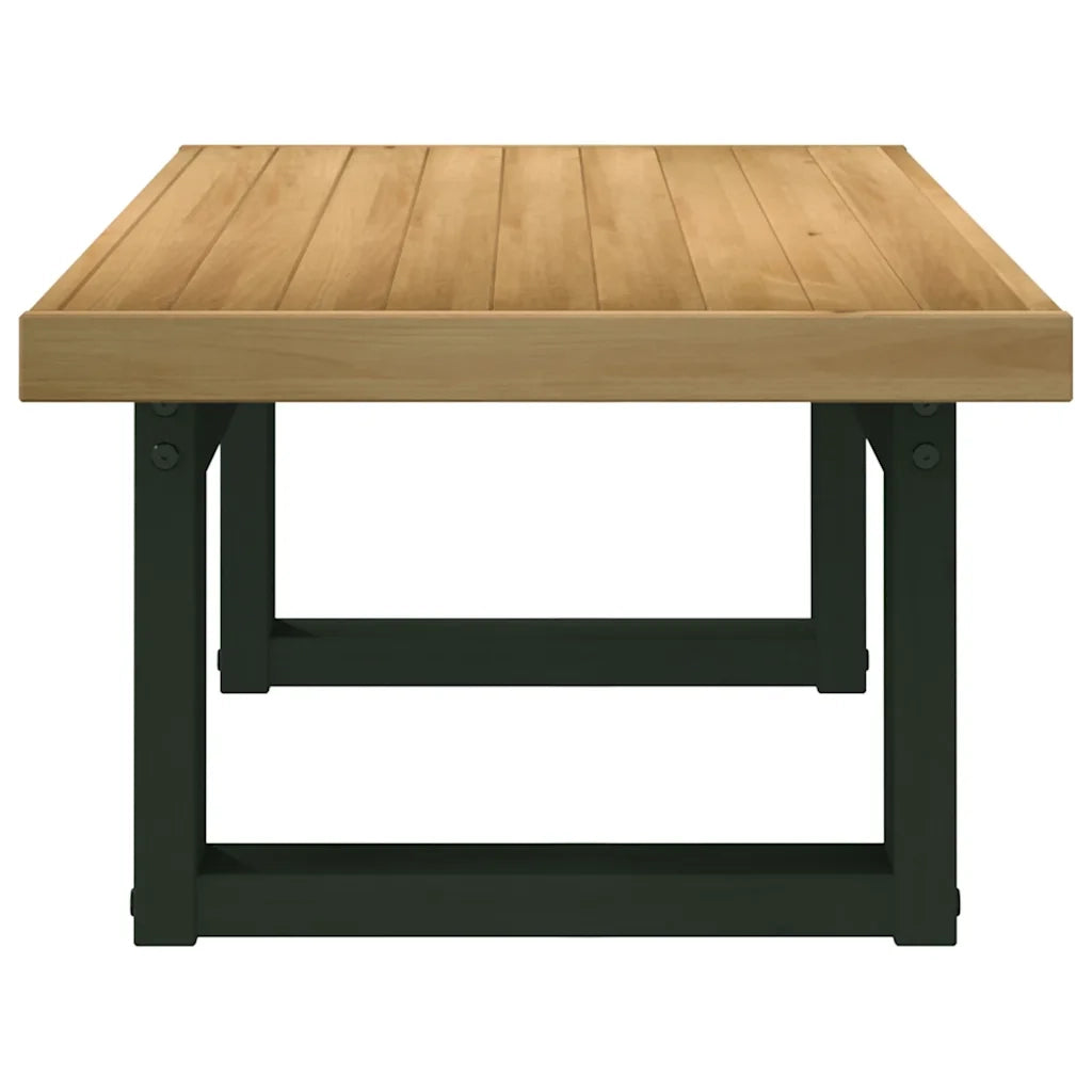Tavolino NOAIN Gambe a Forma di U 120x60x40cm in Legno Massello 4100035