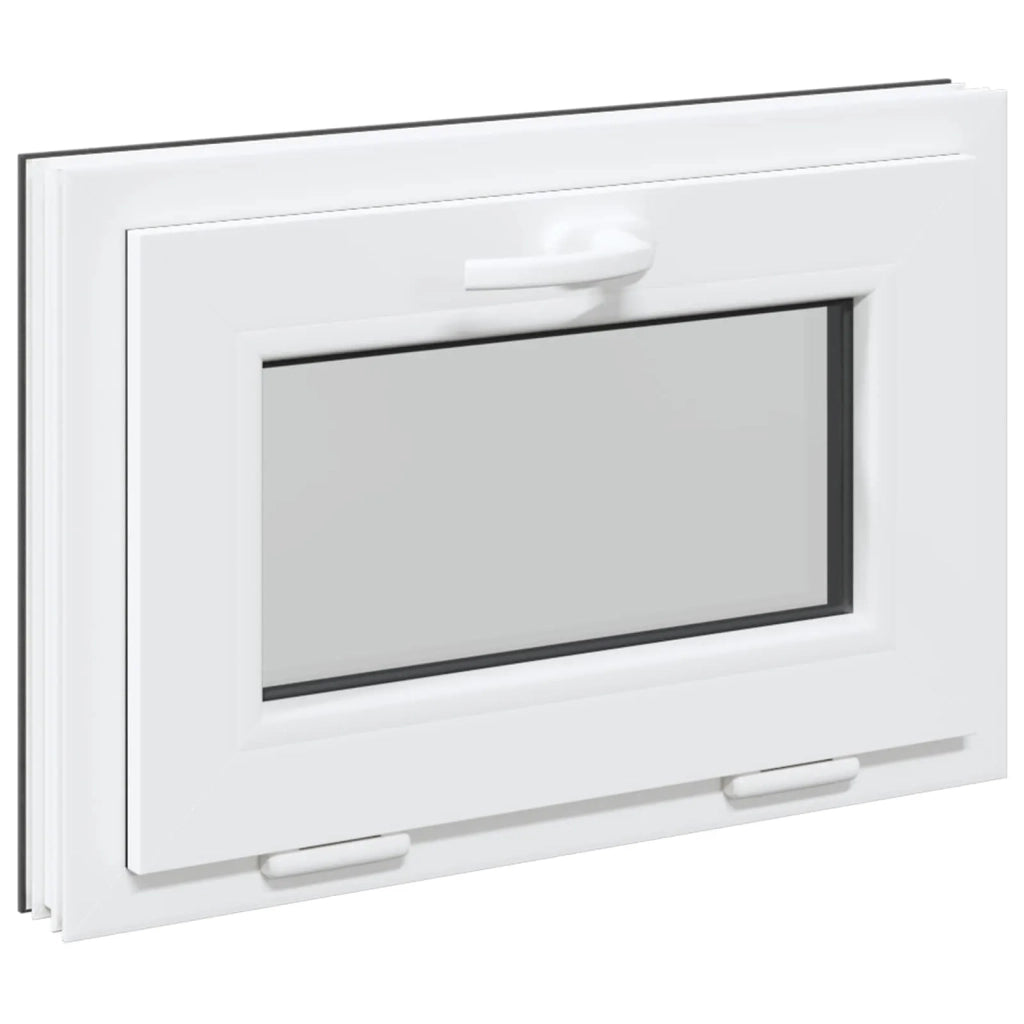 Finestra per Soffitta RISOR 60 x 40 cm PVC e Vetro Antracite 42047345
