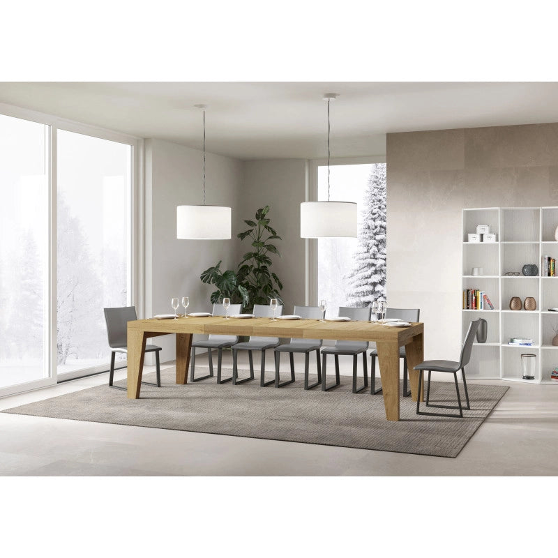 Tavolo allungabile 200/304x90 cm Naxy Premium - Quercia Natura