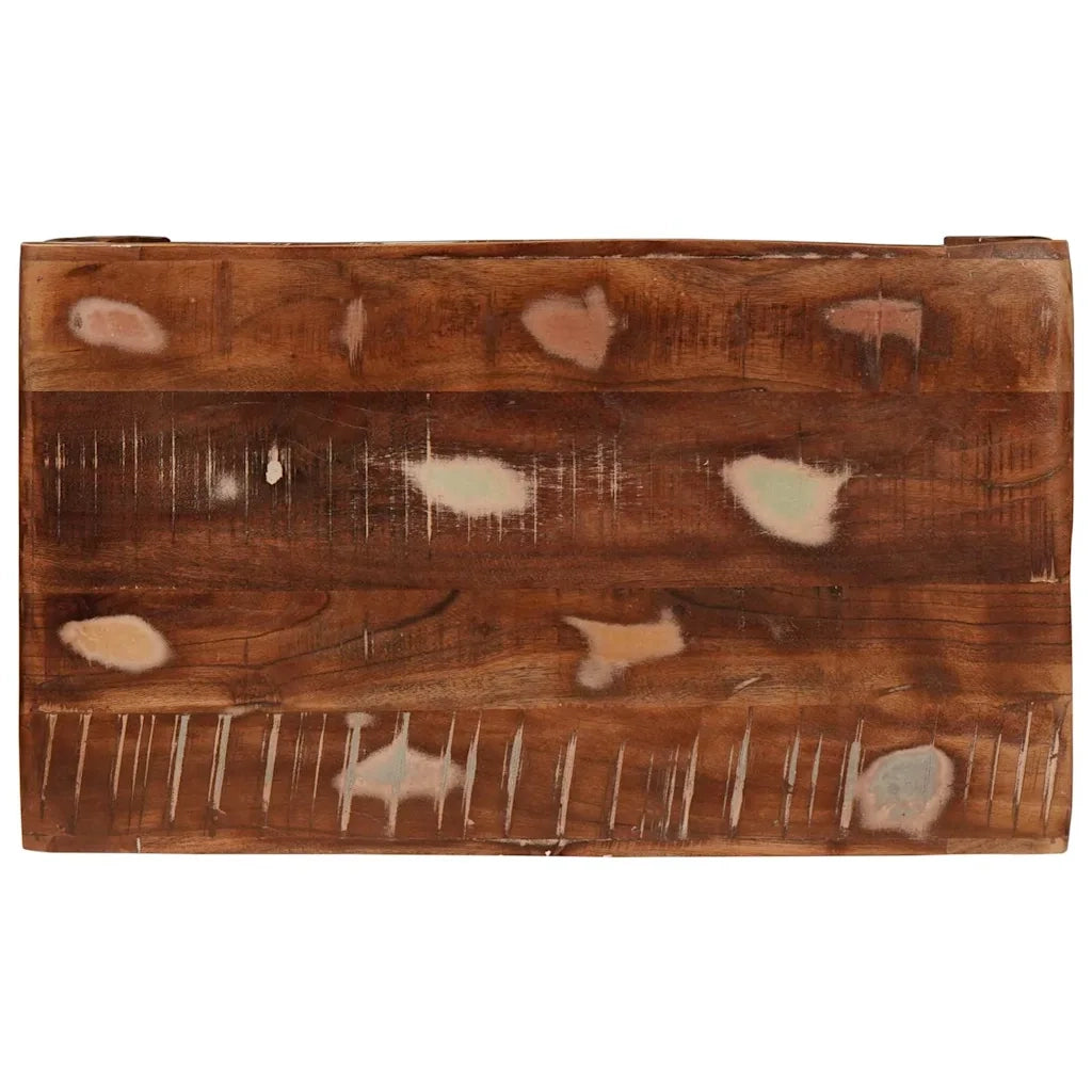 Tavolino Marrone 60 x 35 x 46 cm Legno Recuperato Massello 4104576