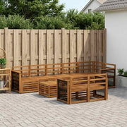 Set divani Legno di Acacia Massello 3384530