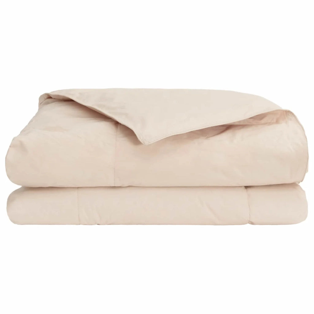 Piumino Letto Estivo Beige 200 x 200 cm 100% Kapok Naturale 42041879
