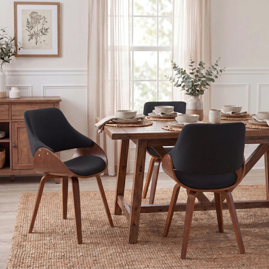 Sedia per sala da pranzo in tessuto Vangale 4