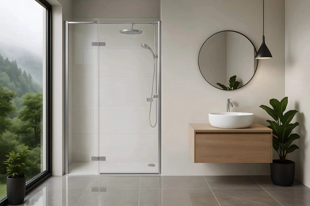 Porta Doccia Rea Atlas 80 Chrome destra