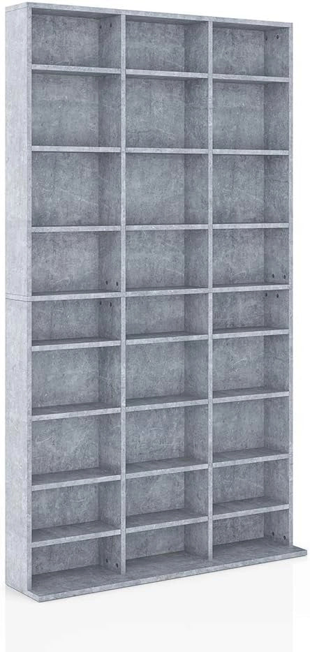 Scaffale porta cd Jukebox, Sonoma, 102 x 178 cm