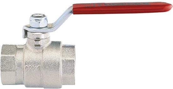 Plafondo di illuminazione valvola a sfera in ottone verniciata robusta 2 x G 1 pollice cavo interno valvola di chiusura - K-VP1 - migliore qualità - prestazioni a lungo termine