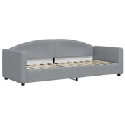 Letto singolo | Letto per adulti | Letto da Giorno Grigio Chiaro 80x200 cm in Tessuto
