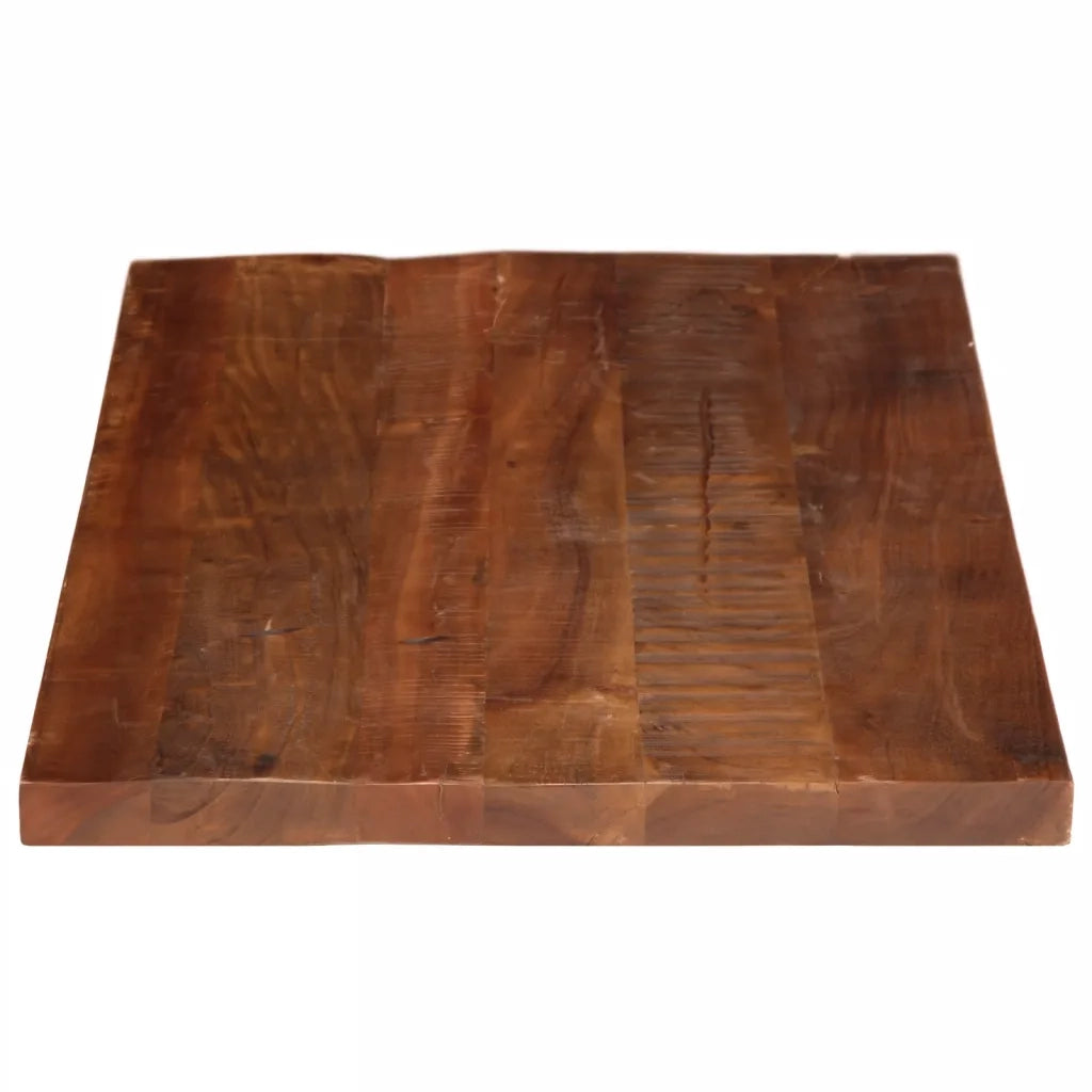 Piano Tavolo 100x70x2,5 cm Rettangolare in Massello di Recupero 371206