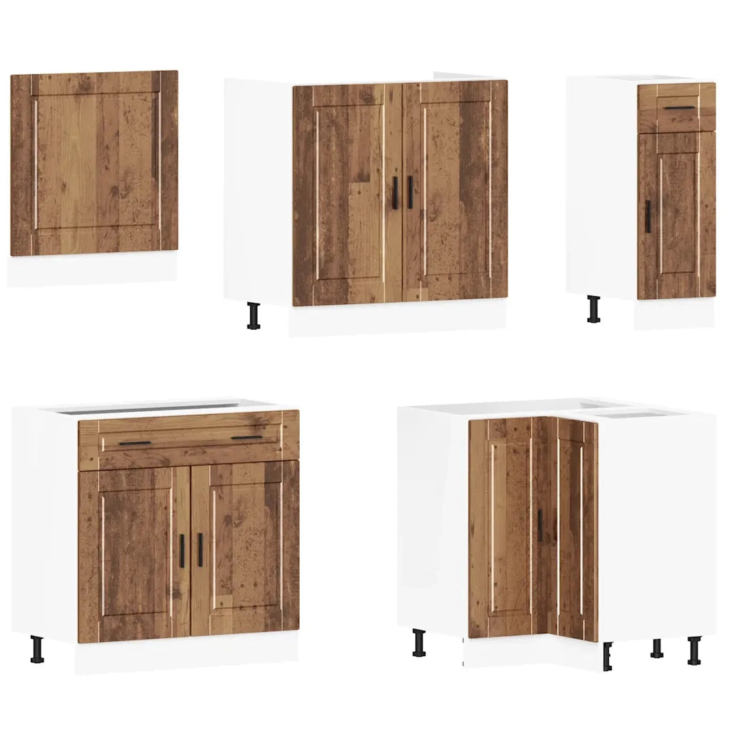 Set Mobili da Cucina 11 pz Porto Legno Antico in Truciolato 3314939
